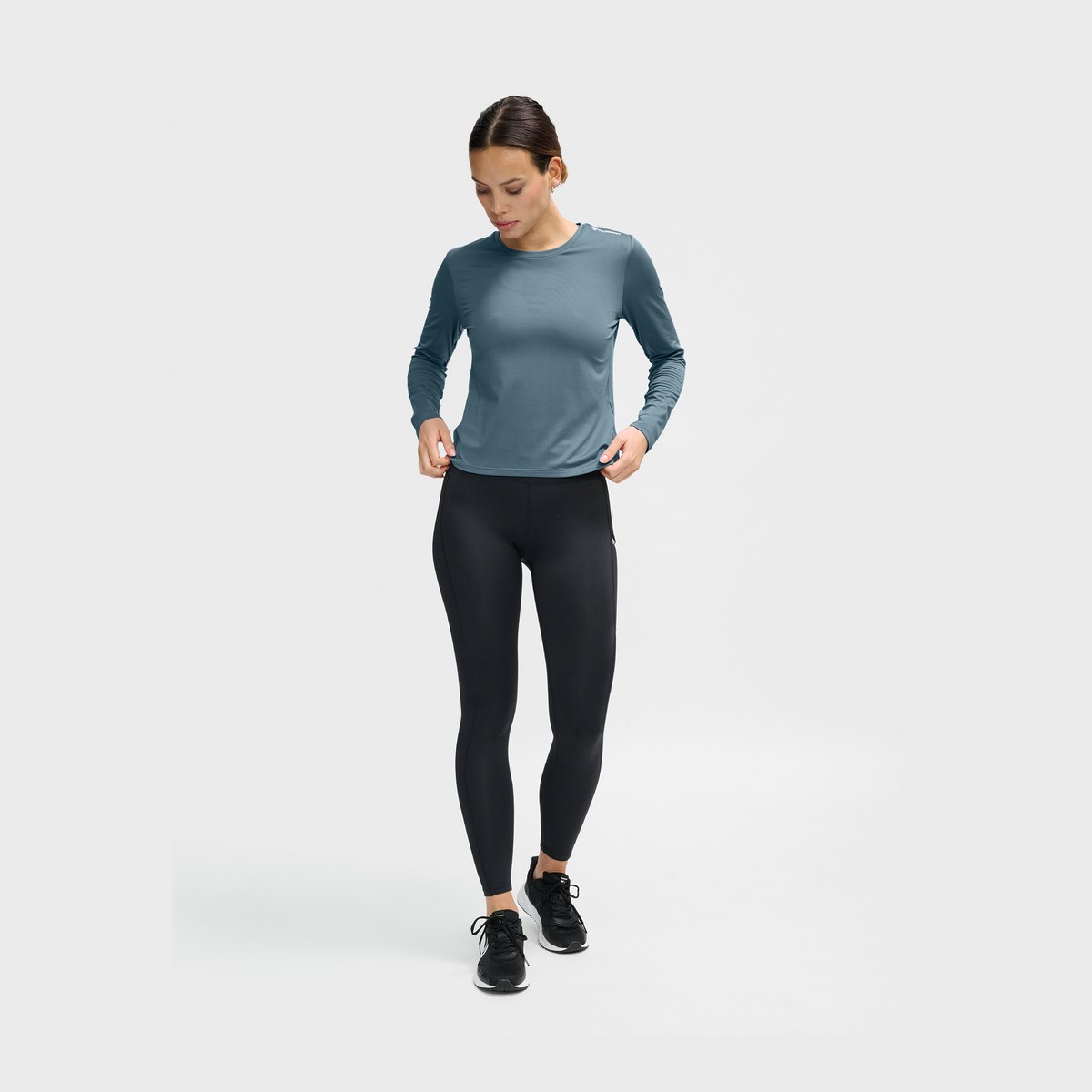 hummel Women's Mindful Training Aura Mesh Long Sleeve T-Shirt-4
