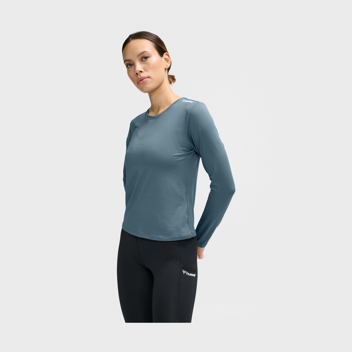 hummel Women's Mindful Training Aura Mesh Long Sleeve T-Shirt-5