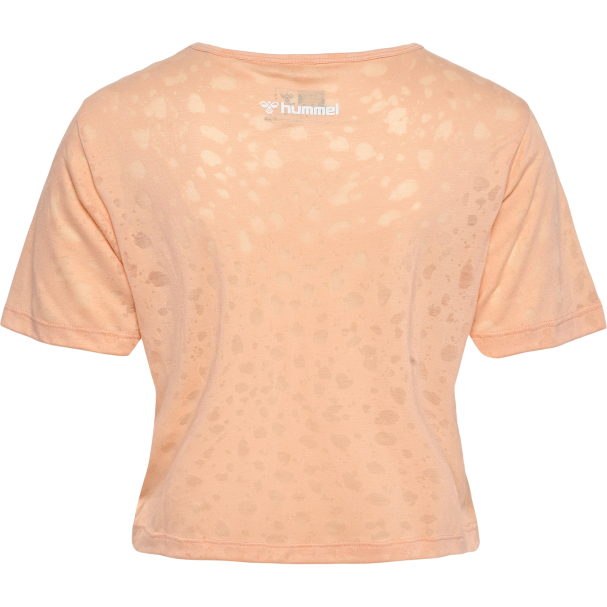 hummel Women's Mindful Training Iris Burnout Crop T-Shirt-2
