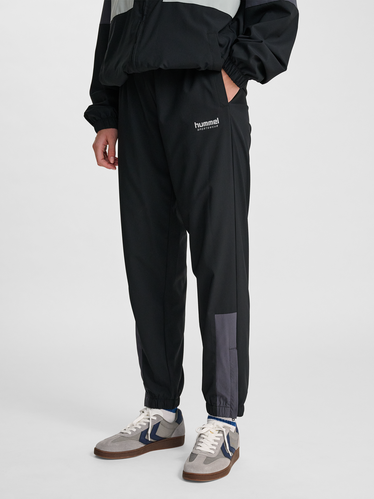 hummel Unisex Loose Track Pants Sportswear-5