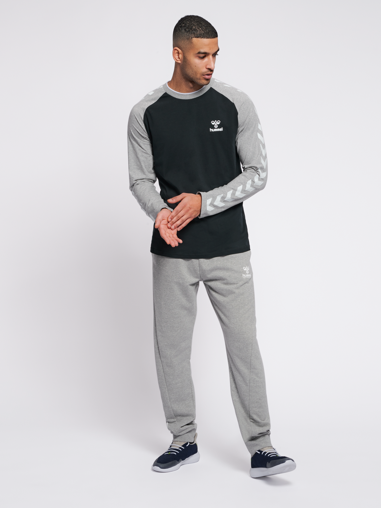hummel Men's Mark Long Sleeve T-Shirt-5