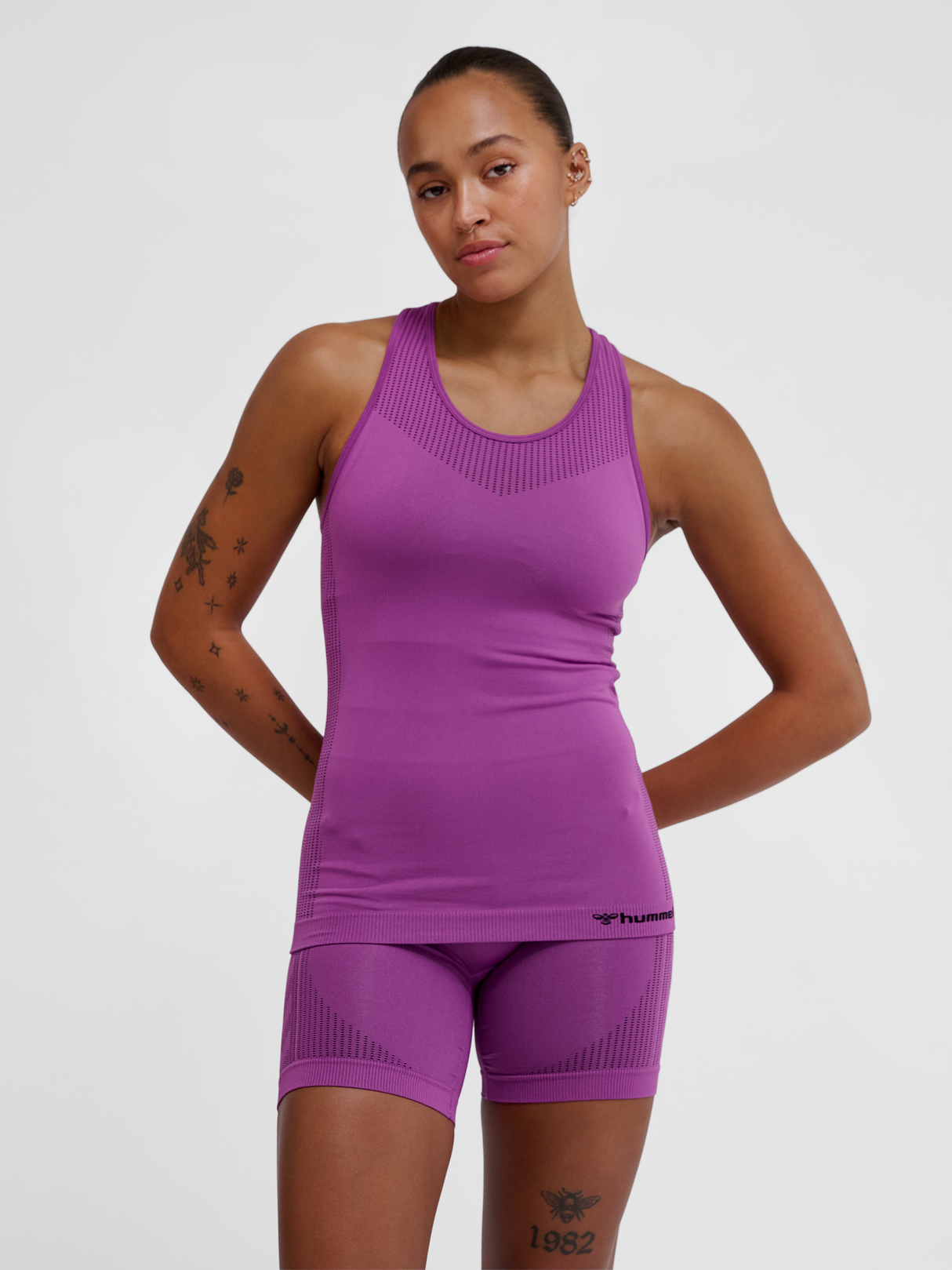 hummel Women's Mindful Training Shaping Seamless Tank Top-5
