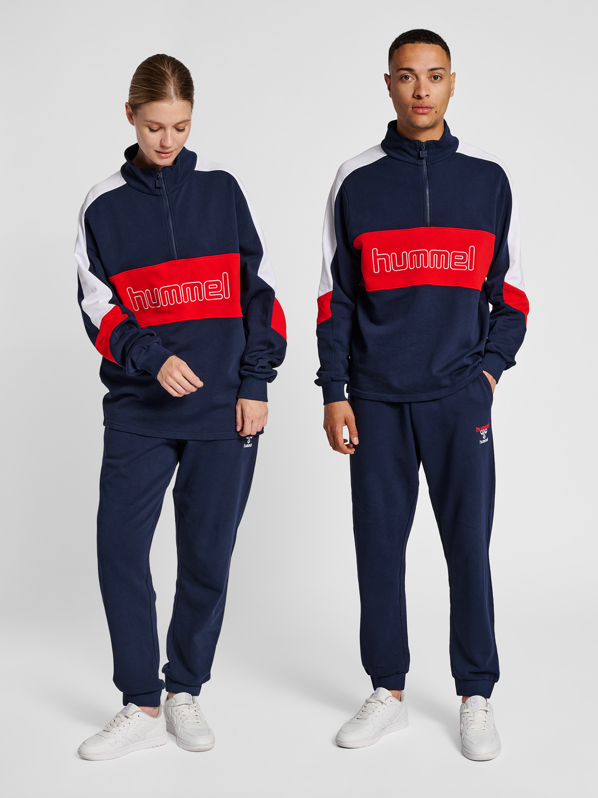 hummel Unisex Icons Claude Half Zip Sweatshirt-5