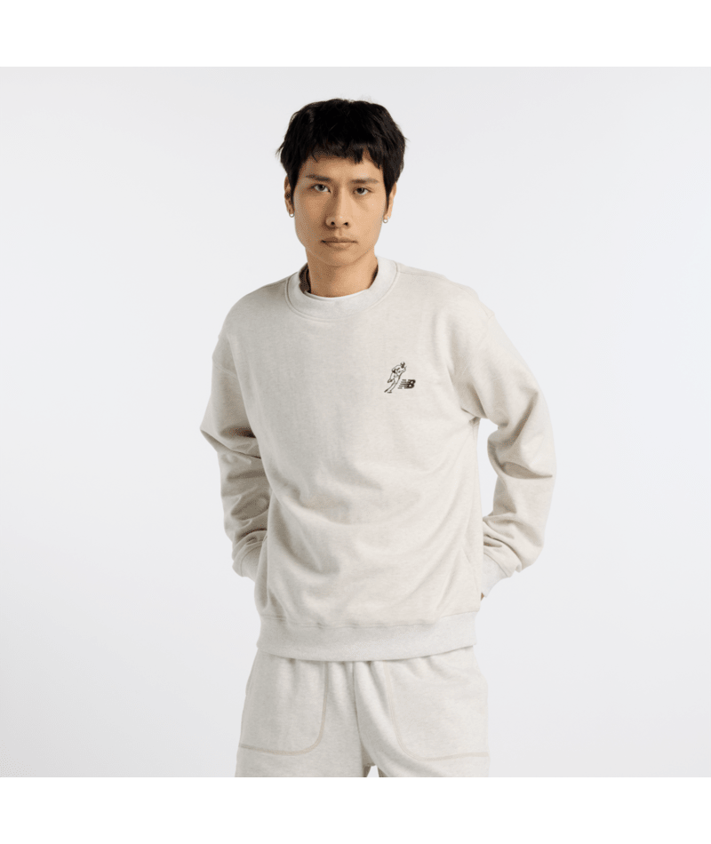 New Balance Men's Shohei Signature Fleece Crewneck Mens Apparel Sweatshirts & Fleece