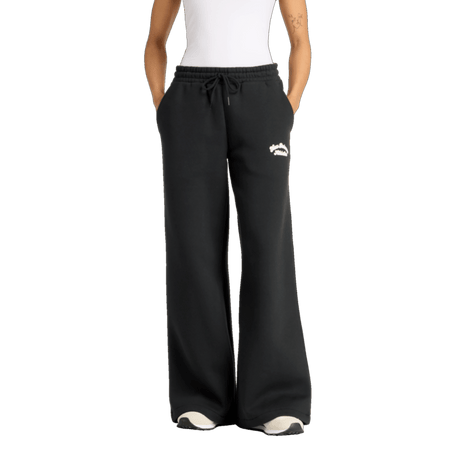 New Balance Women's Linear Heritage Fleece Wide Leg Pant Womens Apparel Pants & Sweatpants