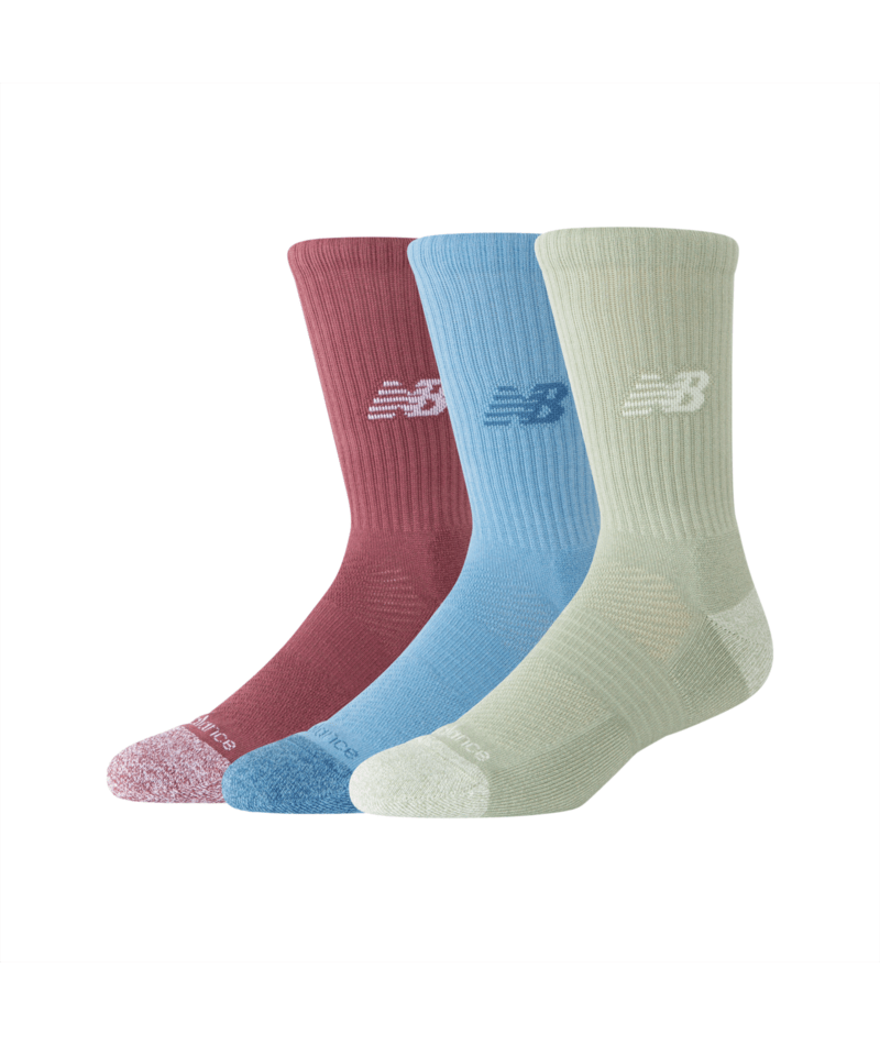 New Balance Active Crew Socks 3 Pack Unisex Accessories Socks