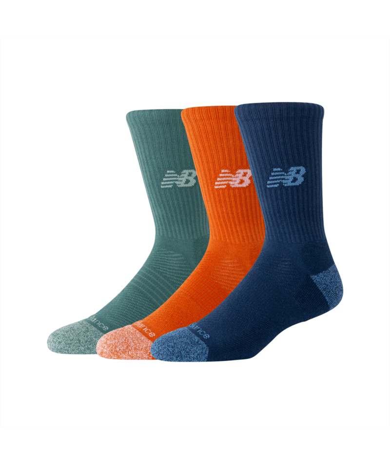 New Balance Active Crew Socks 3 Pack Unisex Accessories Socks