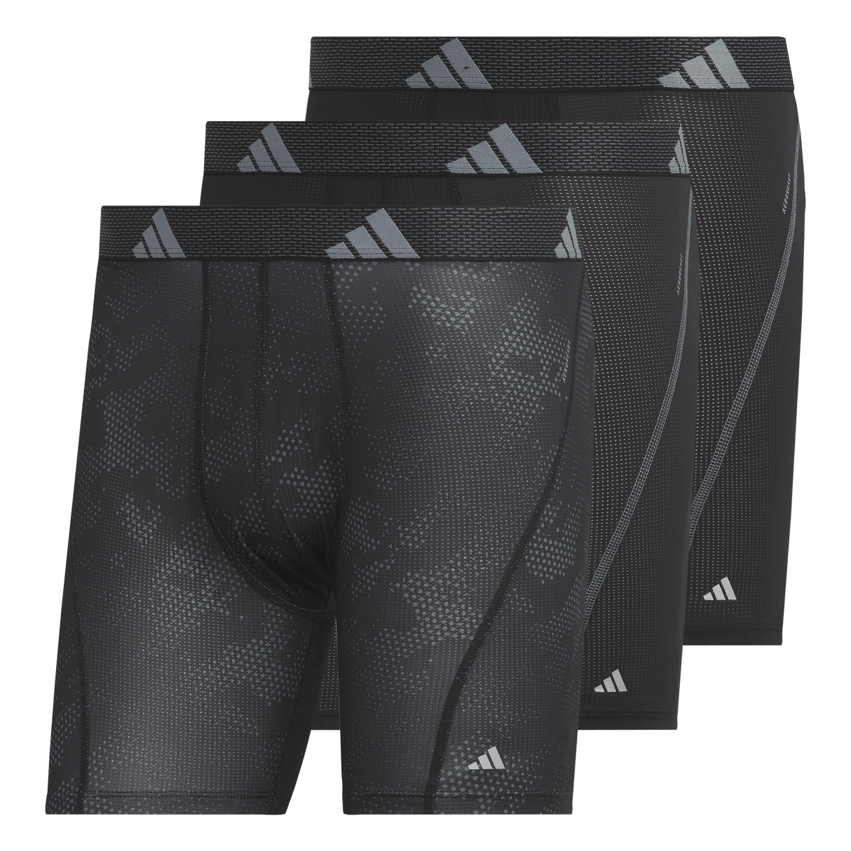 adidas Men's Performance Mesh Graphic 3-Pack Boxer Brief-1