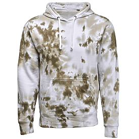 J. America Unisex Tie-Dyed Fleece Hooded Sweatshirt 10979-SS Mens Apparel Sweatshirts & Fleece