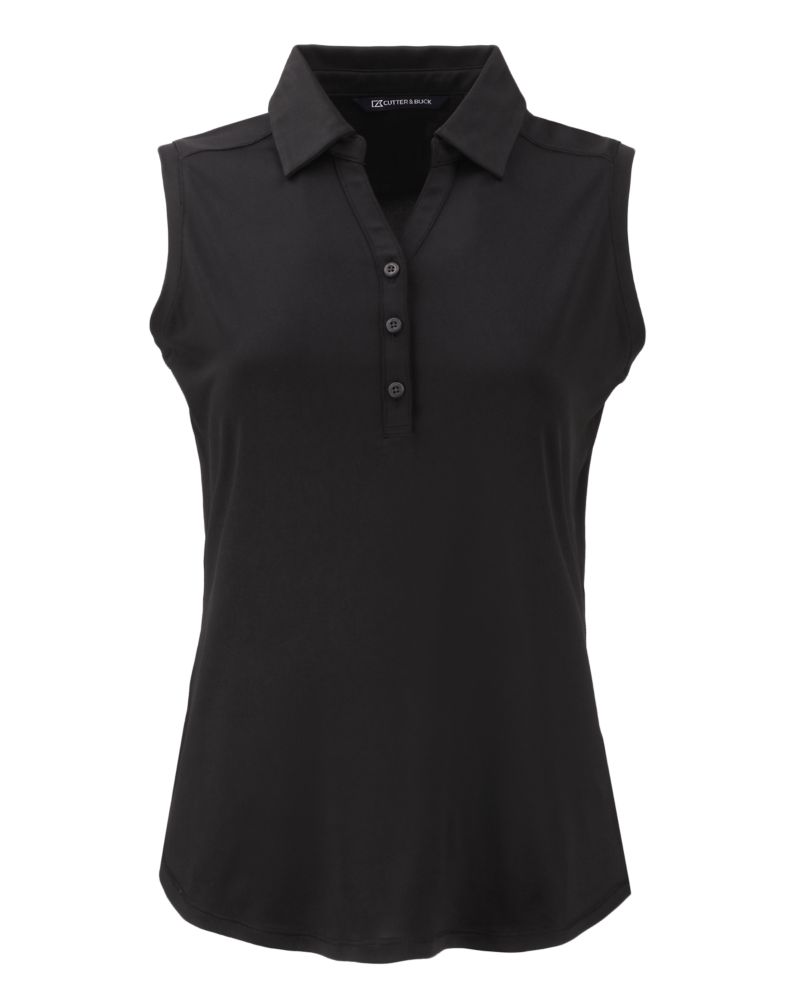 Cutter & Buck Women's Forge Recycled Four-Way Stretch Sleeveless Polo