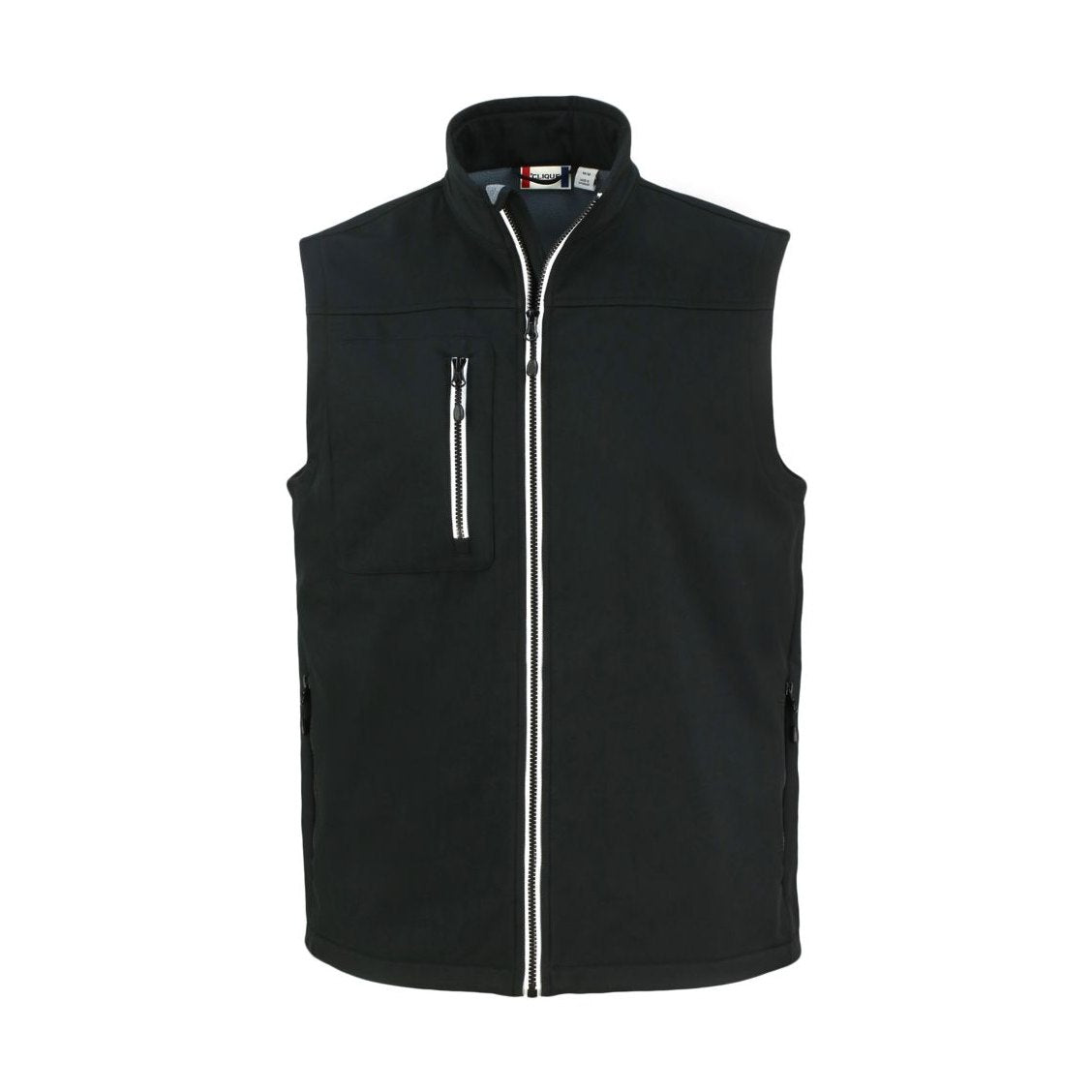 Clique Men's Telemark Recycled Stretch Softshell Full Zip Vest