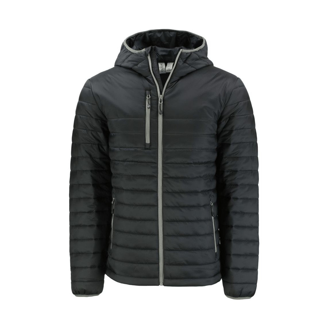 Clique Men's Valhalla Recycled Insulated Puffer Full Zip Hooded Jacket