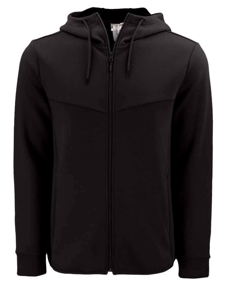 Clique Men's Haven Recycled Full Zip Hooded Sweatshirt