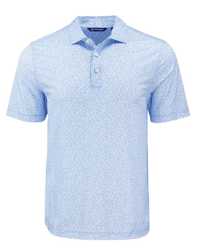 Cutter & Buck Men's Pike Recycled Flora Print Polo
