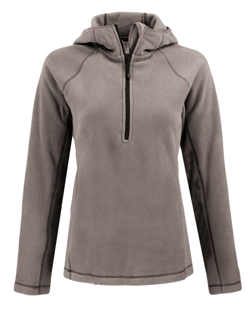 Clique Women's Powder Recycled Fleece Half Zip Sweatshirt