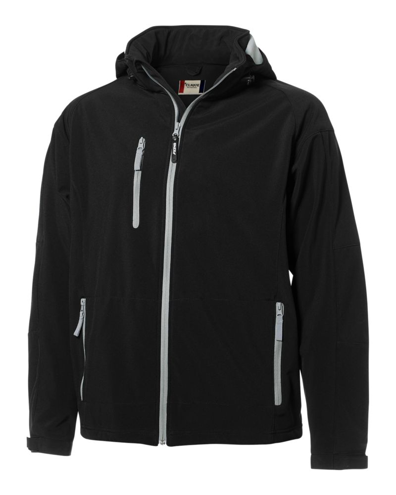 Clique Men's Serac Stretch Softshell Full Zip Jacket