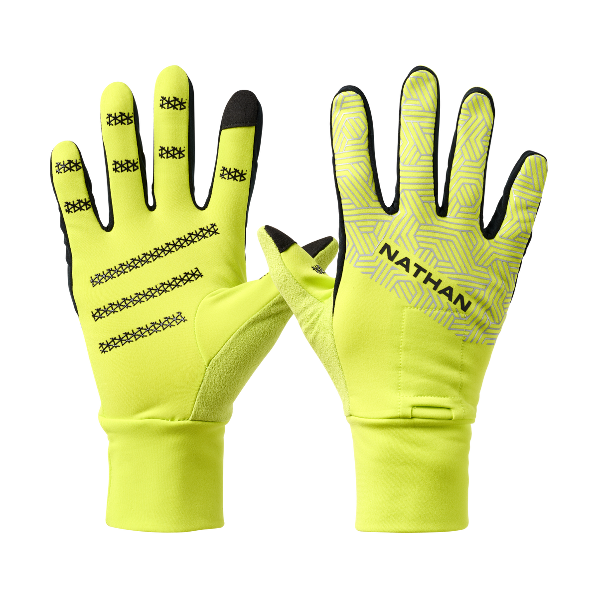 Nathan Sport Adult HyperNight Reflective Gloves