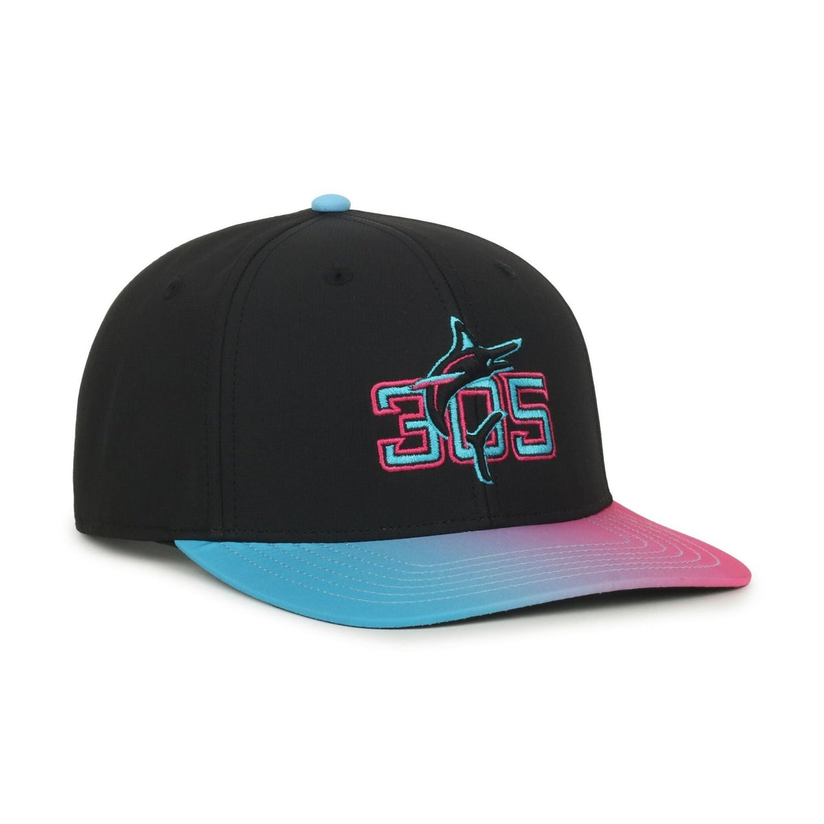 Outdoor Cap MLB-550CC Miami Marlins Baseball Cap-2