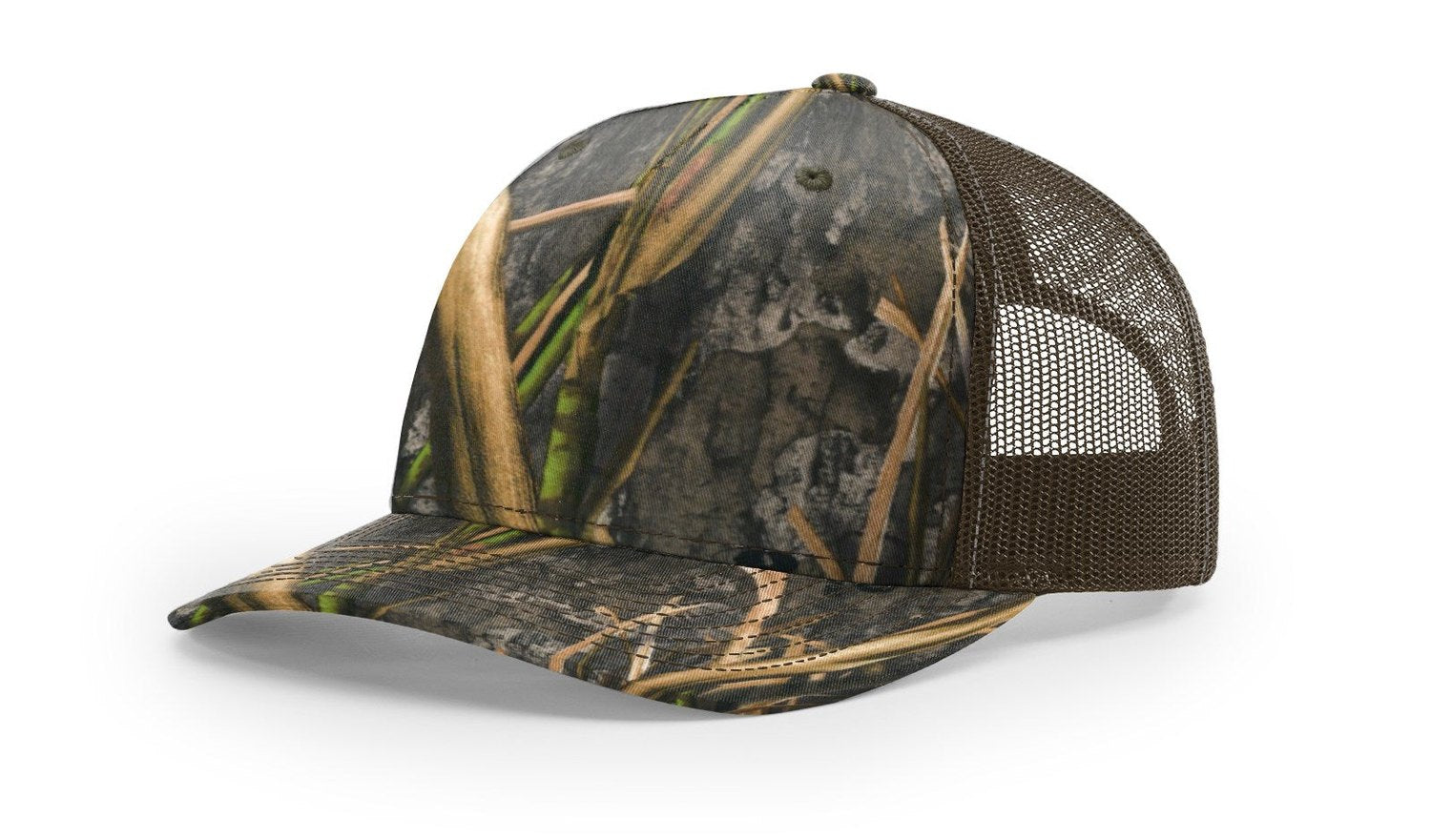Richardson Camo Printed 112 Five Panel Trucker Hat Unisex Accessories Hats & Caps