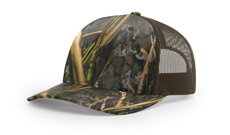 Richardson Camo Printed 112 Five Panel Trucker Hat Unisex Accessories Hats & Caps