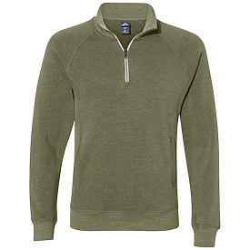 J. America Men's Triblend Quarter-Zip Sweatshirt