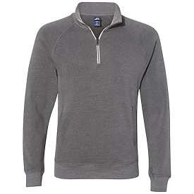J. America Men's Triblend Quarter-Zip Sweatshirt