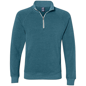 J. America Men's Triblend Quarter-Zip Sweatshirt
