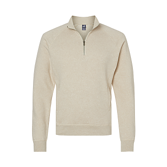 J. America Men's Triblend Quarter-Zip Sweatshirt