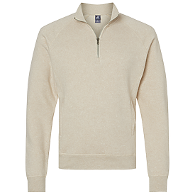 J. America Men's Triblend Quarter-Zip Sweatshirt