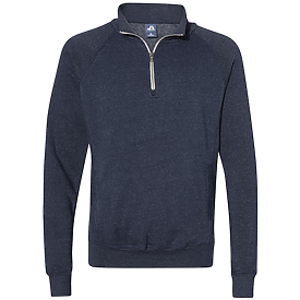 J. America Men's Triblend Quarter-Zip Sweatshirt
