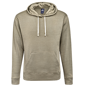 J. America Men's Fleece Triblend Hooded Sweatshirt 8871C