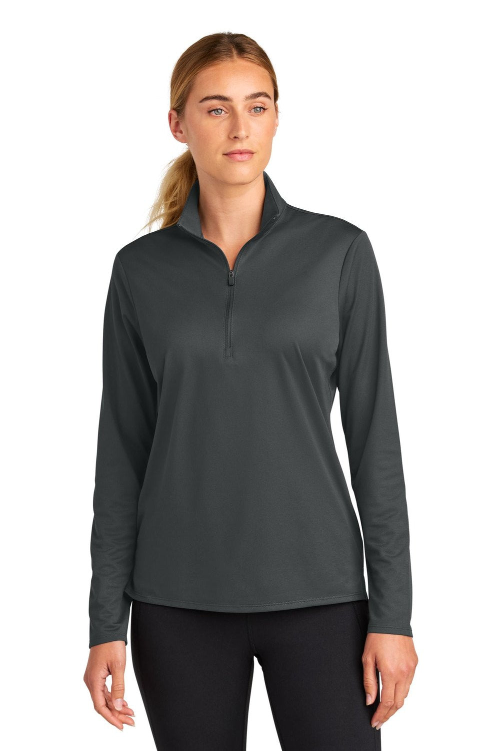Sport-Tek Women's Micropique Sport-Wick 1/4-Zip Sweater LST672 Womens Apparel Sweatshirts & Fleece