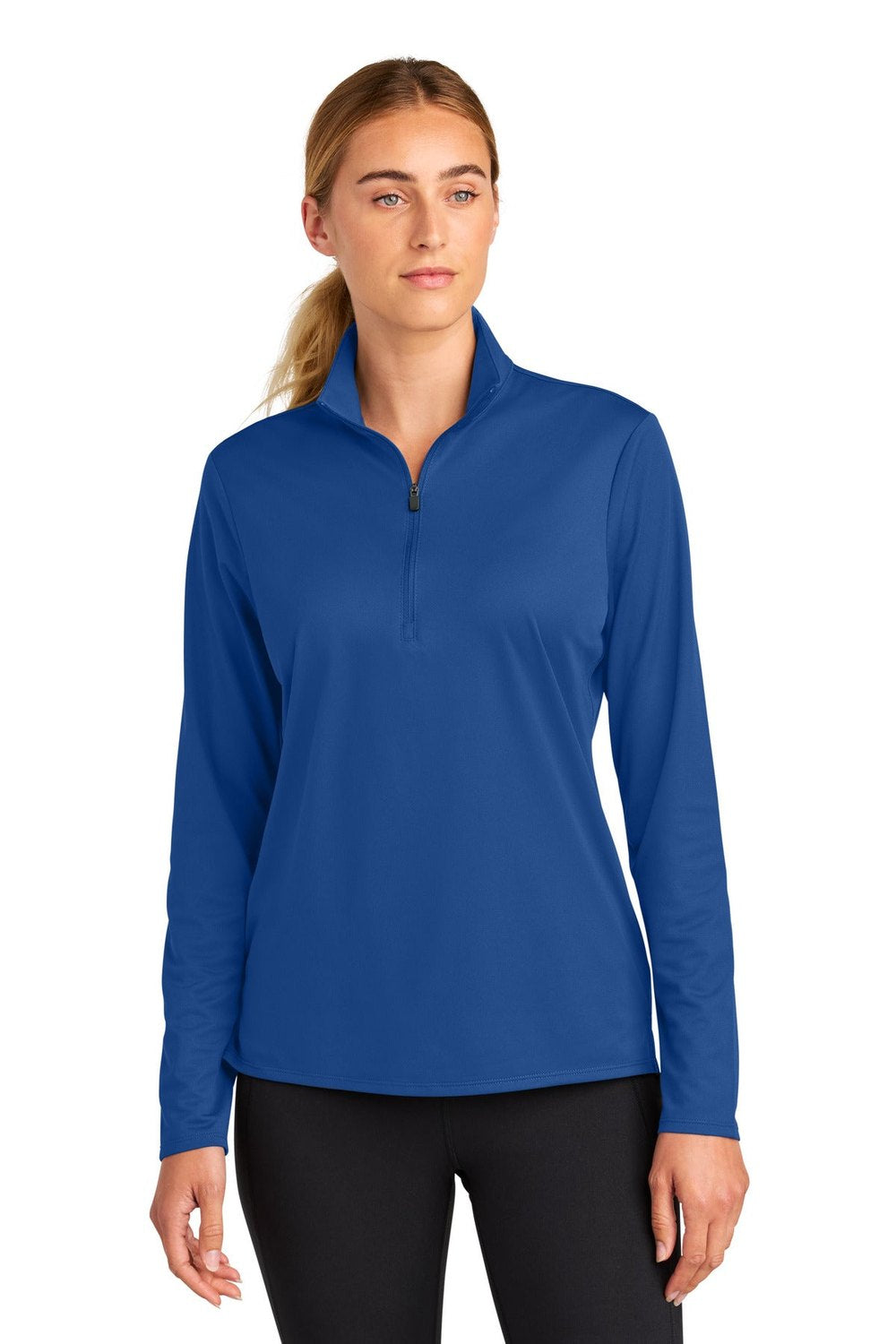 Sport-Tek Women's Micropique Sport-Wick 1/4-Zip Sweater LST672 Womens Apparel Sweatshirts & Fleece