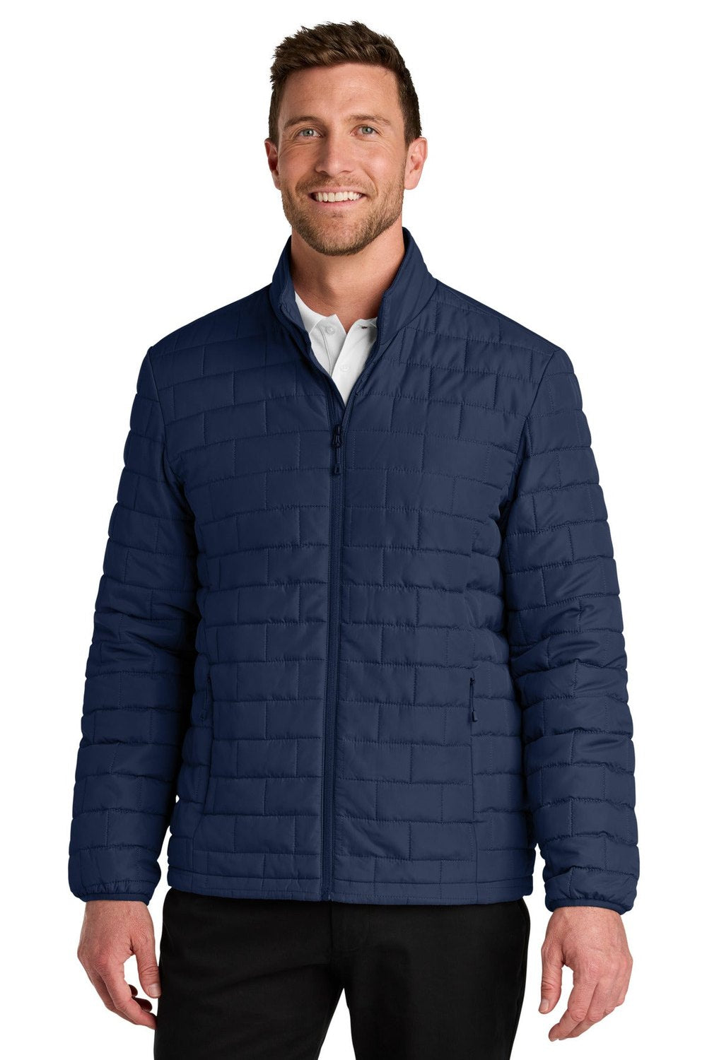 Port Authority Men's C-FREE Brick Pattern Jacket J854 Mens Apparel Jackets & Vests