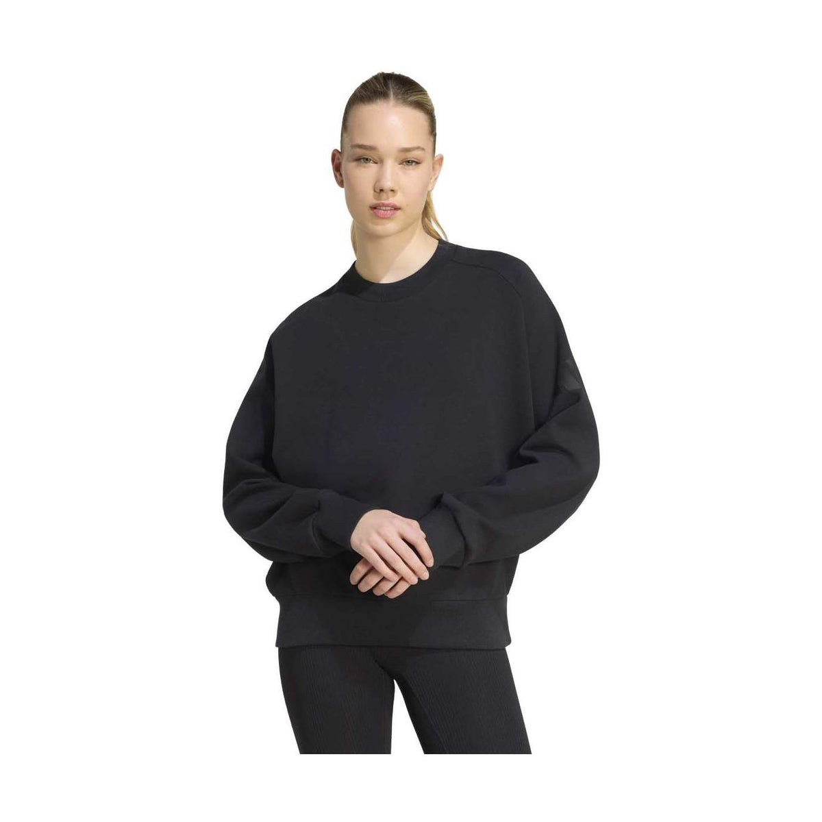 adidas Women's Soft Lux Loose Sweatshirt-1