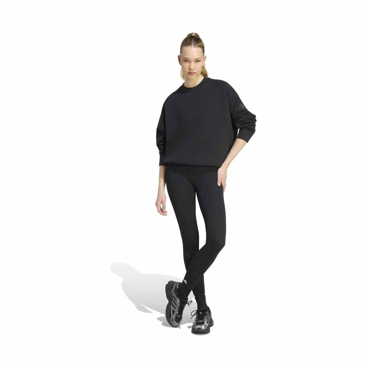 adidas Women's Soft Lux Loose Sweatshirt-3