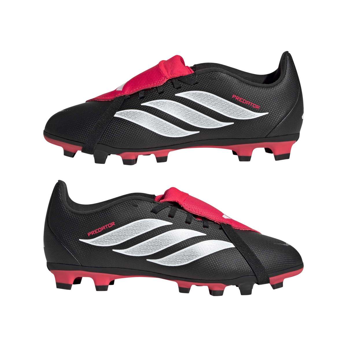 adidas Youth Predator Club Fold-Over Tongue Firm Ground/Multi Ground Football Cleats-9