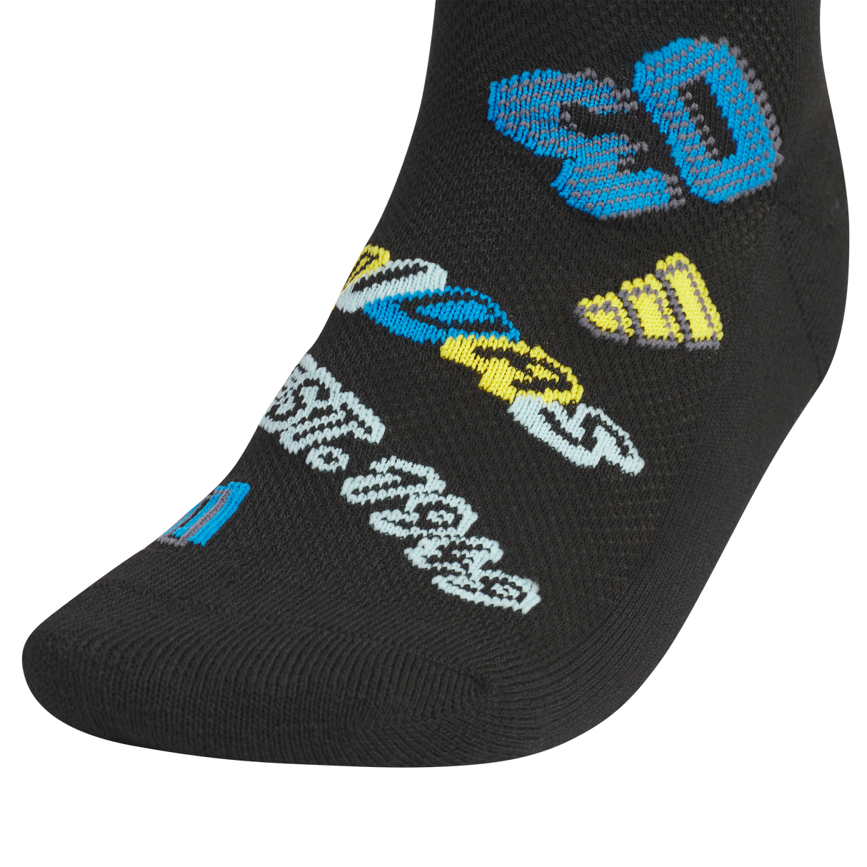 adidas Youth Cushioned Mixed 5.0 6-Pack Crew Sock-3