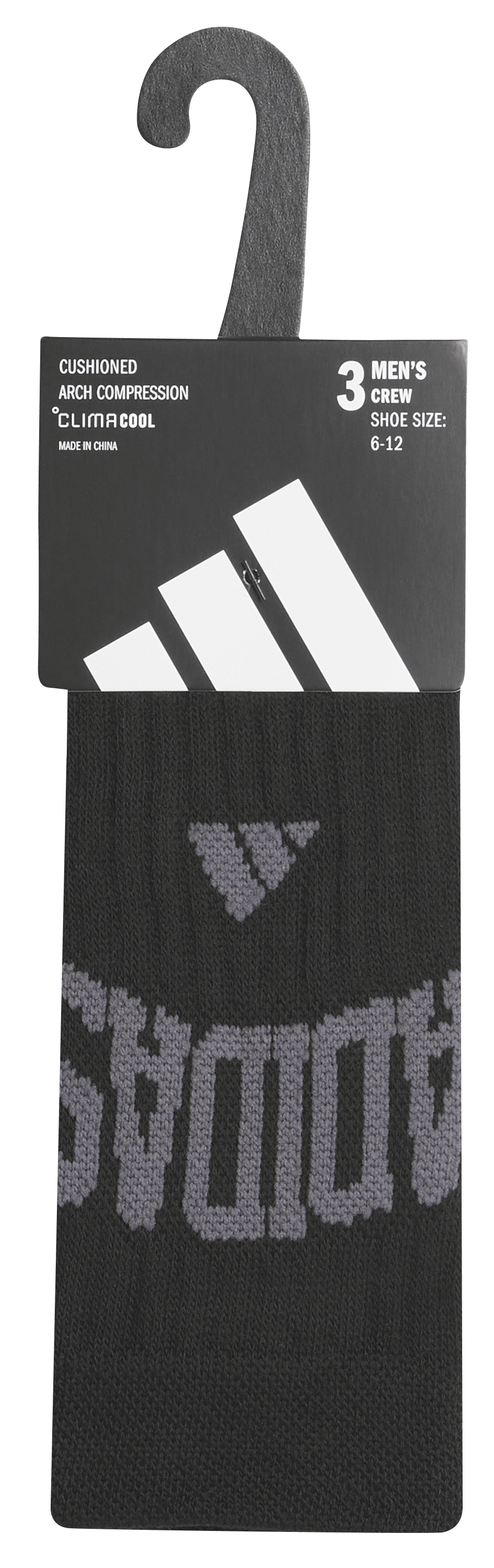 adidas Men's Foundation Sport 3.0 3-Pack Crew Sock-6