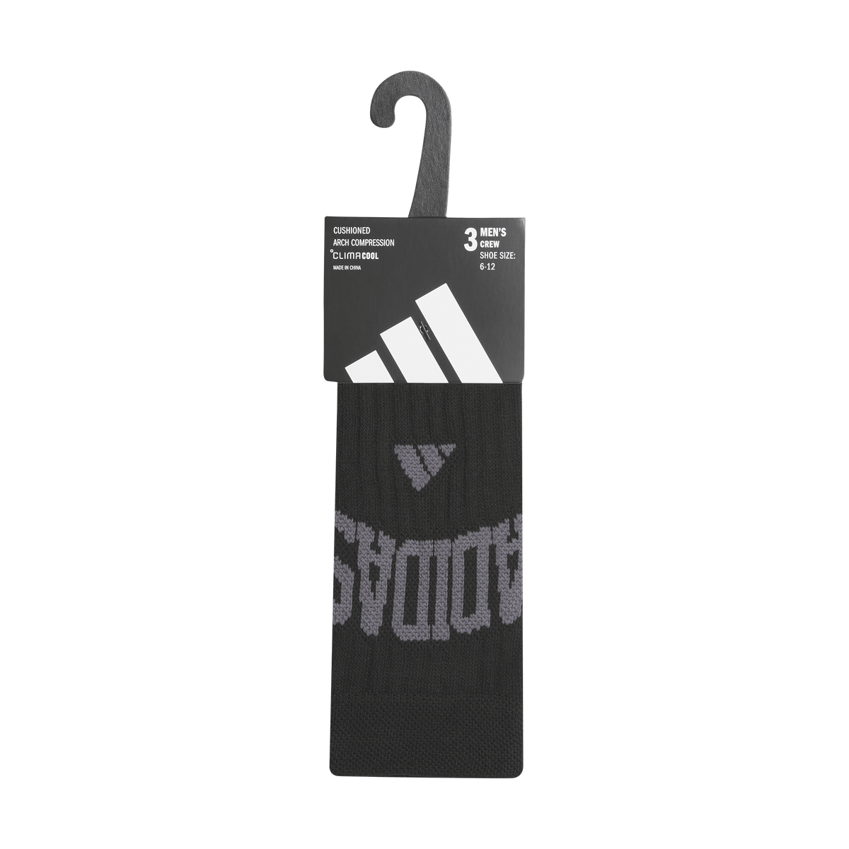adidas Men's Foundation Sport 3.0 3-Pack Crew Sock-6