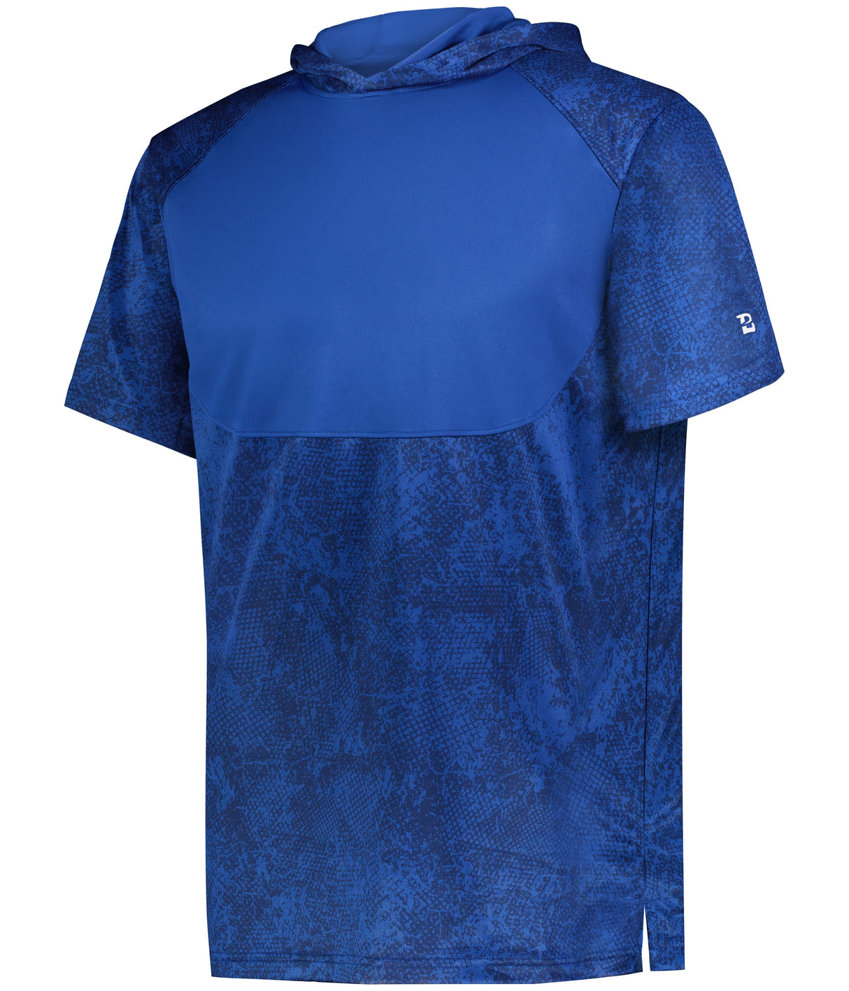 Badger Sport Youth Stadium Print Short Sleeve Hooded Tee