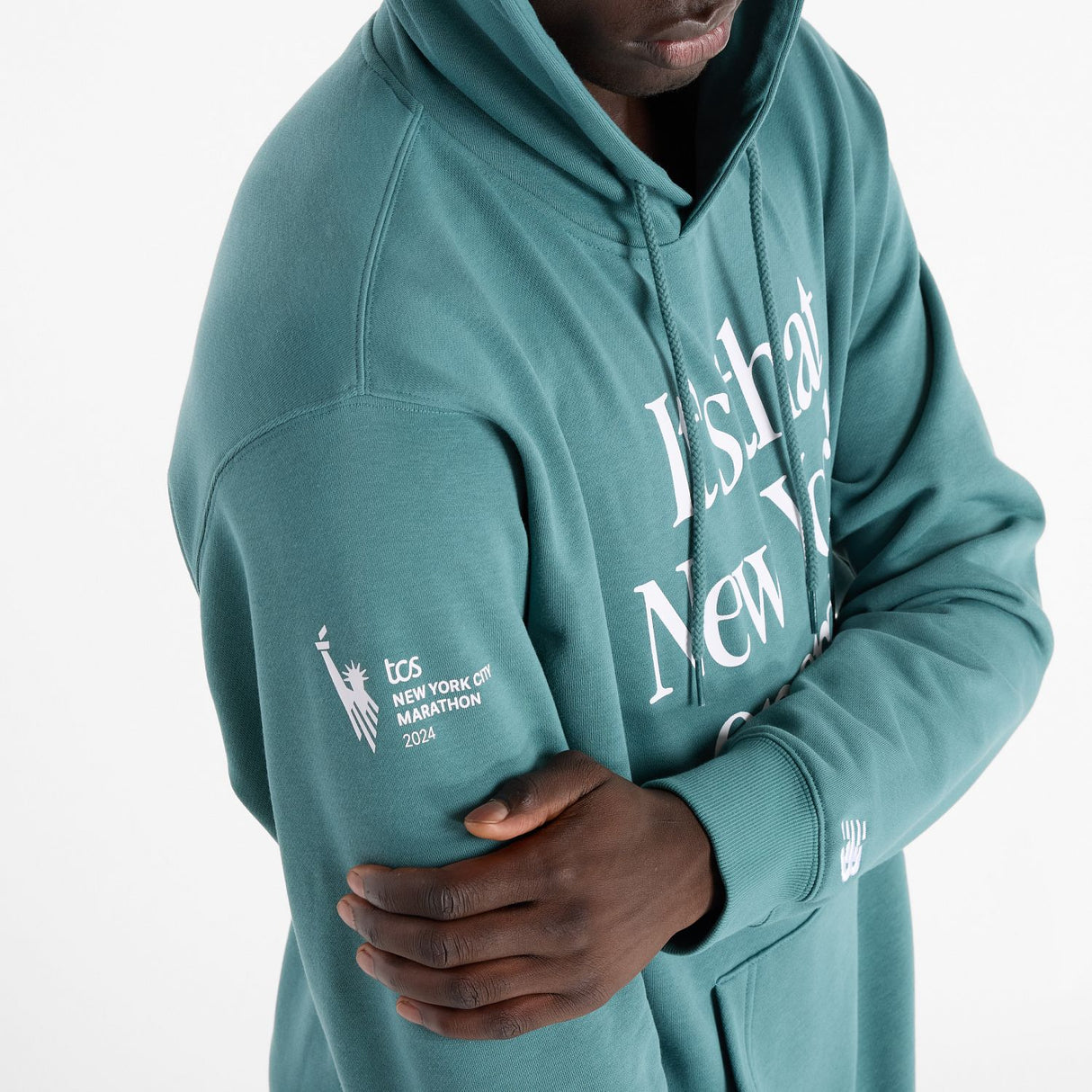 New Balance Men's NYC Marathon French Terry Graphic Hoodie-8