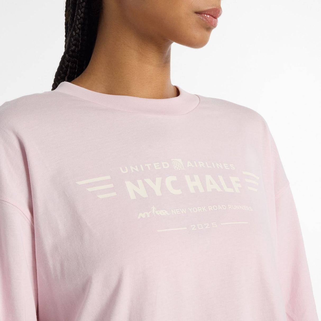 New Balance Women's United Airlines NYC Half Graphic Long Sleeve-7