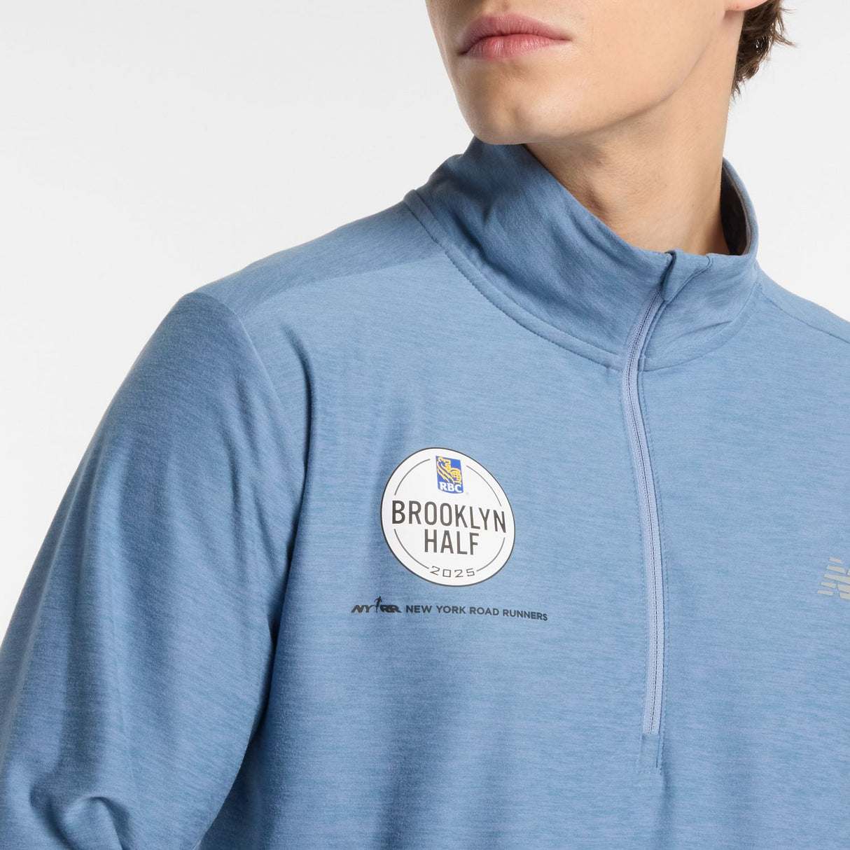 New Balance Men's RBC Brooklyn Half Space Dye 1/4 Zip-6