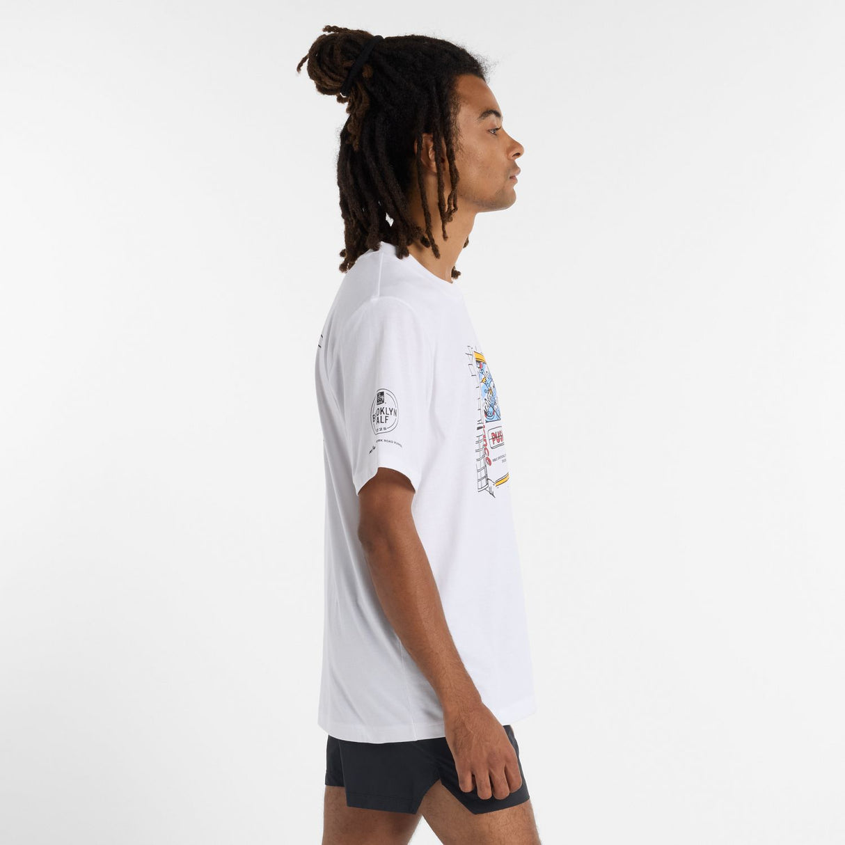 New Balance Men's RBC Brooklyn Half Graphic T-Shirt-4