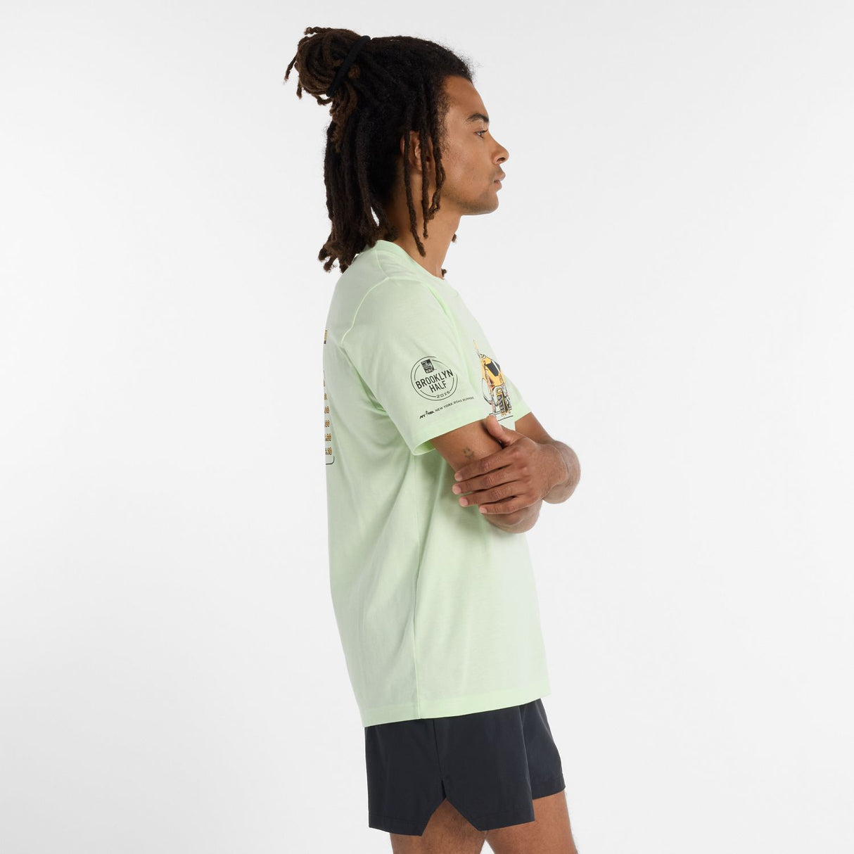 New Balance Men's RBC Brooklyn Half Graphic T-Shirt-4
