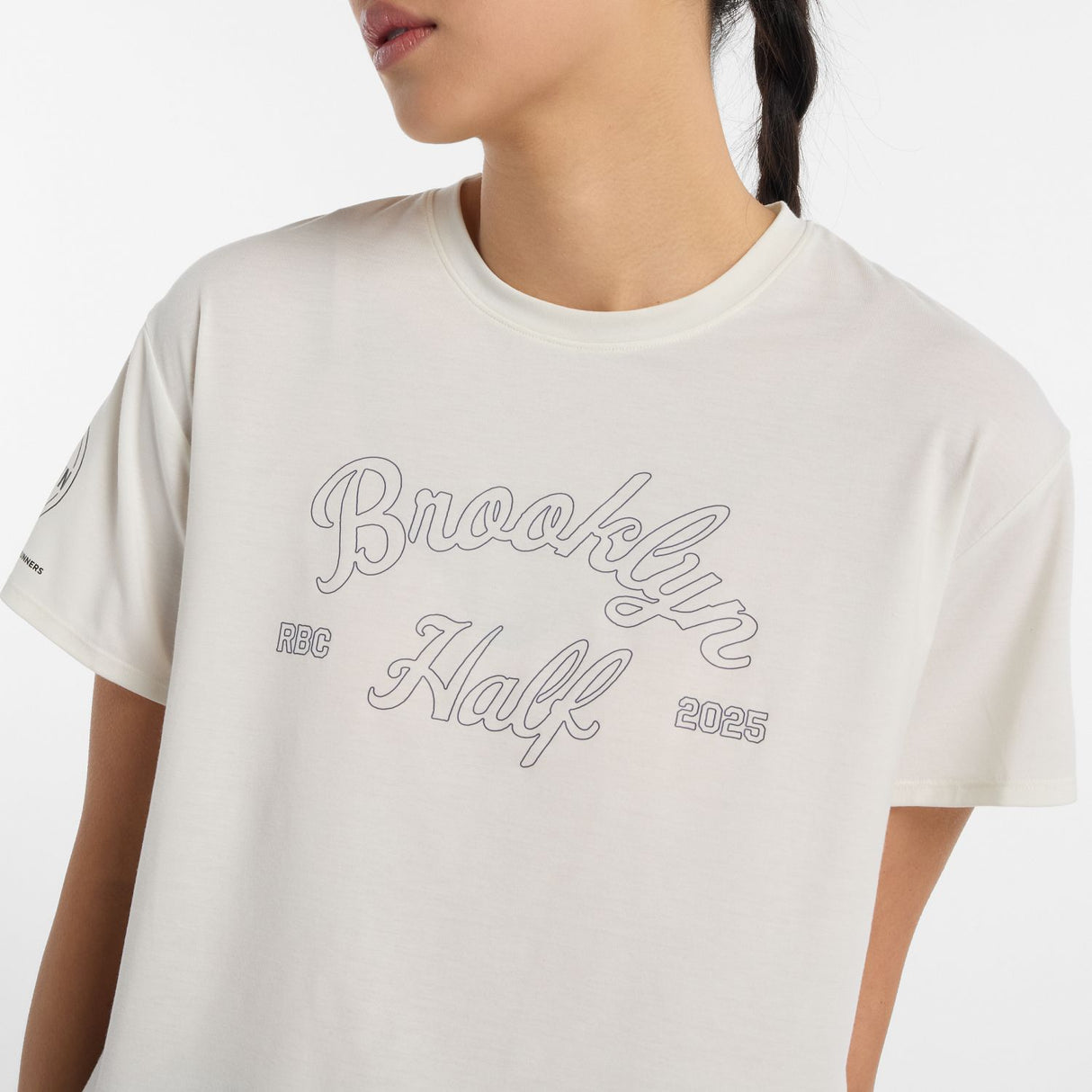 New Balance Women's RBC Brooklyn Half Relaxed Graphic T-Shirt-6