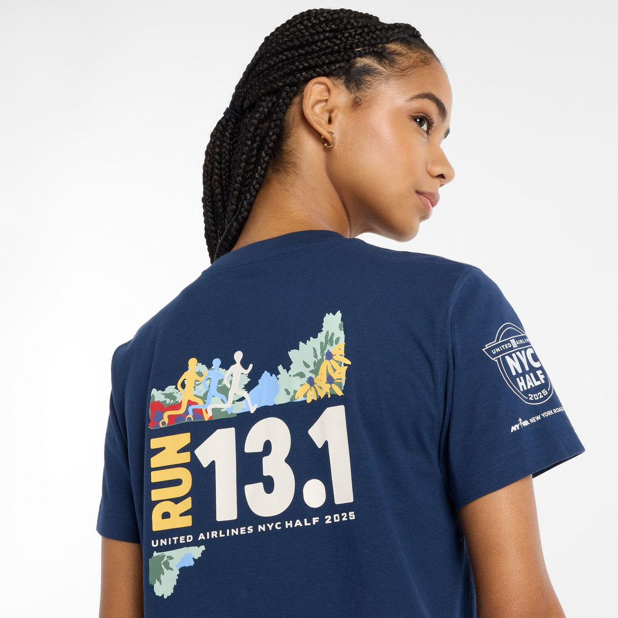 New Balance Women's United Airlines NYC Half Graphic T-Shirt-6