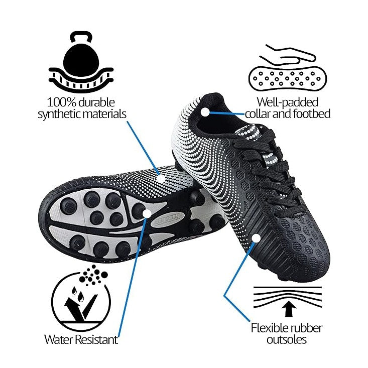 Vizari Kid's Stealth Firm Ground Soccer Cleats-2
