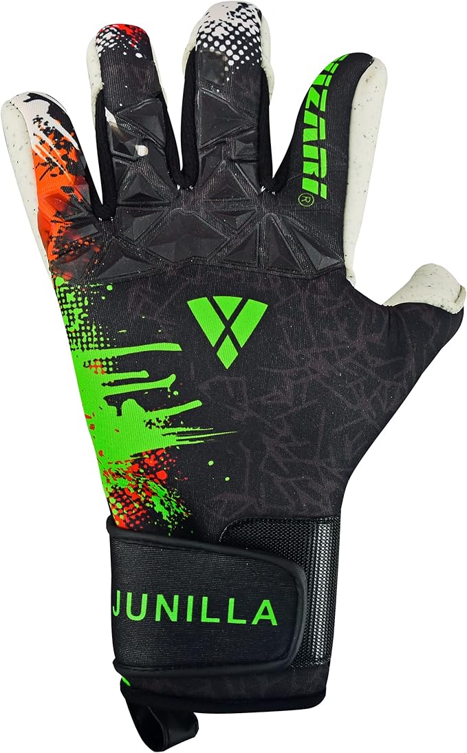Vizari Adult Junilla F.P. Soccer GK Goalkeeper Gloves with Finger Protection-2